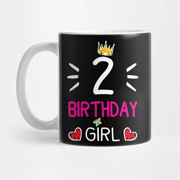 Kids 2nd Birthday Girl Crown Princess by printedartings